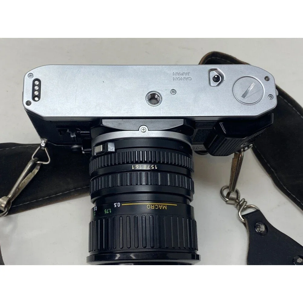 Canon AE-1 35mm Film SLR Camera Kit Lenses‎ Zoom Macro Flash 50mm 28-80 80-200